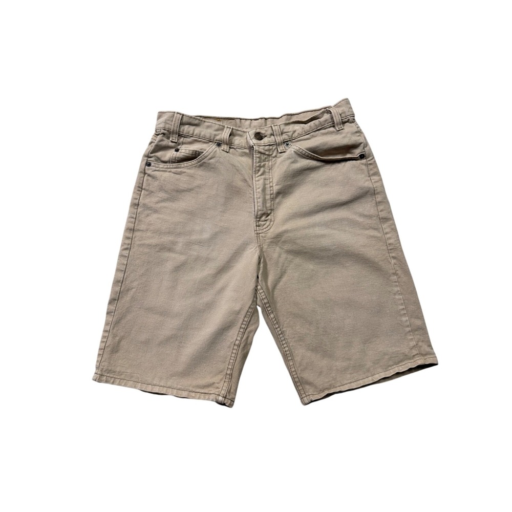 Vintage 90s Levi's 550 Orange Tab Denim Shorts – W33